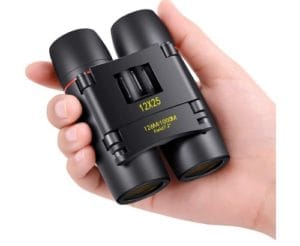 POLDR 12x25 Small Pocket Binoculars