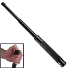 ASP Talon Infinity Black Chrome Foam Button Expandable Baton 16”