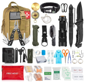 AOKIWO 126pcs Emergency Survival Kit