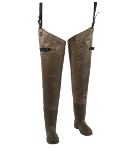 Allen Black River Bootfoot Hip Waders