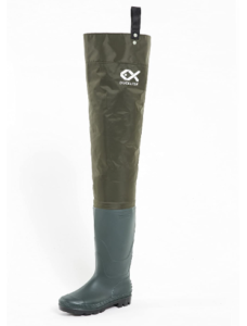 Duck and Fish Green Fishing Wader Hip Boots