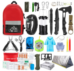 Emergency Survival Kit, 151 Pcs Survival Gear First Aid Kit