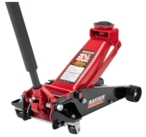 Blackhawk B6350 BlackRed Fast Lift Service Jack - 3.5 Ton Capacity