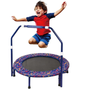 LBLA Height Adjustable 36-Inch Kids Trampoline