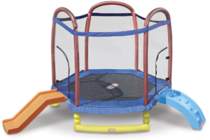 Little Tikes 7' Climb 'N Slide Trampoline