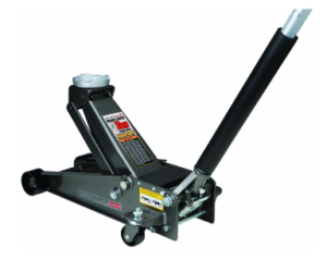 Pittsburgh Automotive 3 Ton Heavy Duty Ultra Low Profile Steel Floor Jack with Rapid Pump Quick Lift