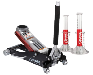 Sunex 6603ASJPK Aluminum 3 Ton Jack Pack