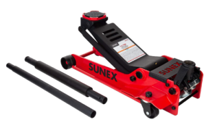 Sunex Tools 66035SJ 3.5 Ton Low Profile Steel Service Jack with Rapid Rise Technology