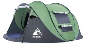 Hewolf 4 person pop up tent