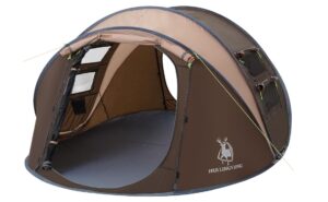 Hui Lingyang 4 Person Easy Pop Up Tent.