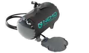 NEMO Helio Portable Pressure Camp Shower.