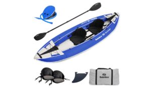 SOLSTICE Durango Inflatable Fishing Kayak 