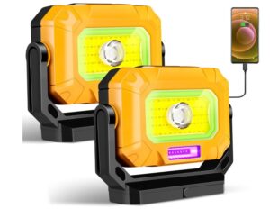 2 Pack Magnetic Work Light, 1500LM led work light