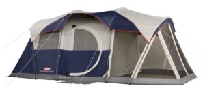 Coleman Elite WeatherMaster Camping Tent with AC port