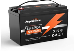 Ampere Time LiFePO4 12V 100Ah Deep Cycle Battery