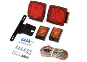 CZC AUTO 12V Submersible LED Trailer Tail Light Kit