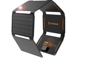 FlexSolar 40W Foldable Solar Panel Charger