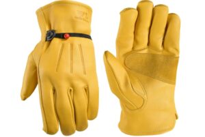 Wells Lamont Men’s Heavy-Duty Insulated Leather Gloves