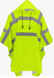 Global Glove FrogWear High-Visibility Rain Poncho