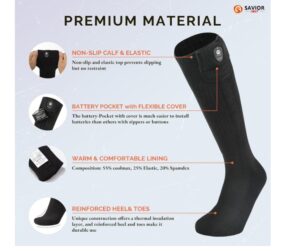 SAVIOR HEAT Heated Socks 